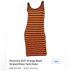 Michael Kors Nautical Coral Navy Stripe Knit Dress with Asymmetrical Hem. Size L